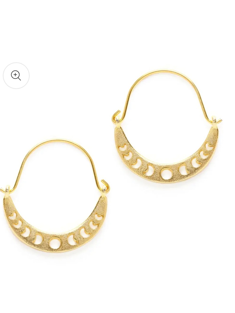 Amano Studios - Phases of the Moon Earrings NWT